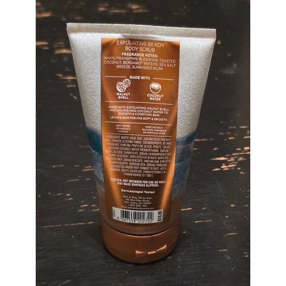 Bath & Body Works At The Beach Exfoliating Body Scrub 6.6 Oz Coconut Water - Picture 2 of 2